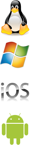 ios android windows linux
